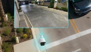Garage breezeway camera view