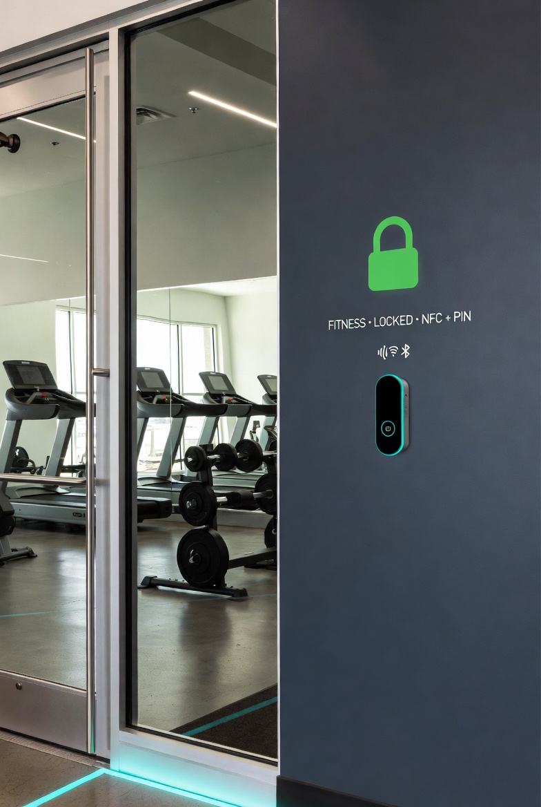 fitness door